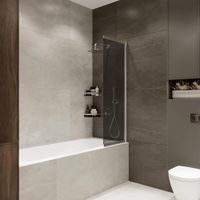 Товар: Шторка на ванну слайдер Terminus Ното 150х90 тонированная, хром 1CS150х90CT - фото 4 Шторка на ванну слайдер Terminus Ното 150х90 тонированная, хром 1CS150х90CT — фото 4, Шторы для ванной