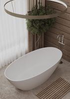 Ванна из искусственного камня Allen Brau Krion Oval 170x80 2.35003.21 без гидромассажа — фото 17, Ванны из искусственного камня