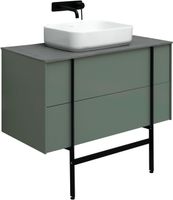 Тумба под раковину Allen Brau Reality 100 1.32007.CGM подвесная Олива матовая — фото 28, Тумбы под раковину