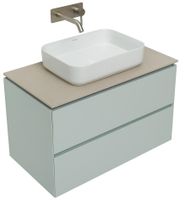 Тумба под раковину Allen Brau Infinity 85 1.21001.PWM подвесная Папирус матовый — фото 13, Тумбы под раковину