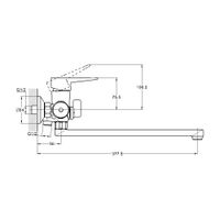 Смеситель для ванны G.Lauf NUD7-A045KT, бронза — фото 2, Смеситель для ванны