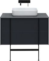 Тумба под раковину Allen Brau Reality 90 1.32006.AM подвесная Антрацит матовый — фото 31, Тумбы под раковину