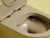 Товар: Унитаз Ceramicanova Modena Rimless подвесной Капучино матовый с сиденьем Микролифт арт-CN6063MC - фото 9 Унитаз Ceramicanova Modena Rimless подвесной Капучино матовый с сиденьем Микролифт арт-CN6063MC — фото 9, Подвесные унитазы