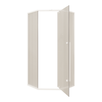 Товар: Душевой уголок Ceruttispa 90x90 C3AWD профиль Белый стекло рифленое - фото 6 Душевой уголок Ceruttispa 90x90 C3AWD профиль Белый стекло рифленое — фото 6, Душевые уголки трапеция