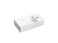 Раковина Ceramicanova Element 41 L CN6051L Белая глянцевая — фото 2, Мини-раковины