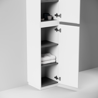 Товар: Шкаф-пенал напольный SANCOS Folk Floor, 350х350х1880 мм, цвет Bianco, арт. PFL35FW - фото 6 Шкаф-пенал напольный SANCOS Folk Floor, 350х350х1880 мм, цвет Bianco, арт. PFL35FW — фото 6, Пеналы для ванной комнаты