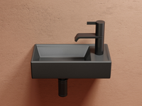 Раковина Ceramicanova Element 41 L CN6051LMDH Темный антрацит матовый — фото 9, Мини-раковины