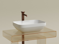 Раковина-чаша Ceramicanova Element 50 CN6055 Белая глянцевая — фото 8, Раковины накладные