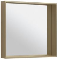 Зеркало Allen Brau Reality 80 1.32018.03 с подсветкой Латунь браш с сенсорным выключателем — фото 8, Зеркала в ванную комнату