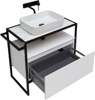 Товар: Тумба под раковину Allen Brau Priority 80 1.31002.WM Белая матовая - фото 15 Тумба под раковину Allen Brau Priority 80 1.31002.WM Белая матовая — фото 15, Тумбы под раковину