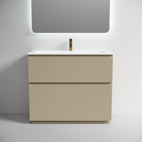 Тумба напольная SANCOS Folk Floor 995х445х850, c двумя ящиками оснащенными доводчиками, Капучино, арт. арт-FL100FCP — фото 1, Тумбы под раковину