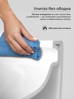 Унитаз Ceramicanova New Day CN3005 подвесной с сиденьем Микролифт — фото 21, Подвесные унитазы