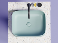 Раковина-чаша Ceramicanova Element 51 CN6052MLG Зеленая матовая — фото 22, Раковины накладные