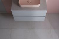 Тумба под раковину Allen Brau Infinity 85 1.21001.PWM подвесная Папирус матовый — фото 33, Тумбы под раковину