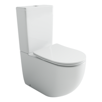 Напольный пристенный унитаз Metropol смыв Торнадо белый CN4001T — фото 1, Напольные унитазы