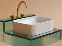 Раковина-чаша Ceramicanova Element 51 CN6052MW Белая матовая — фото 13, Раковины накладные