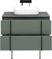 Тумба под раковину Allen Brau Reality 90 1.32006.CGM подвесная Олива матовая — фото 53, Тумбы под раковину