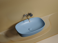 Раковина-чаша Ceramicanova Element 60 CN6049ML Голубая матовая — фото 1, Раковины накладные