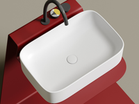 Раковина-чаша Ceramicanova Element 61 CN6053MW Белая матовая — фото 4, Раковины накладные