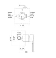 Товар: Смеситель для душа Fiore KERA , белый арт-88BB7515 - фото 2 Смеситель для душа Fiore KERA , белый арт-88BB7515 — фото 2, Смеситель для душа