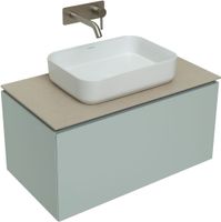 Тумба под раковину Allen Brau Infinity 85 1.21002.PWM подвесная Папирус матовый — фото 5, Тумбы под раковину