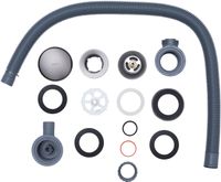 Слив-перелив Allen Brau Priority 5.31027-MG click-clack Графит брашированный — фото 2, Сливы-переливы