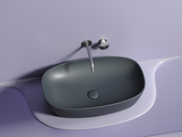 Раковина-чаша Ceramicanova Element 60 CN6049MDH Темный антрацит матовый — фото 9, Раковины накладные