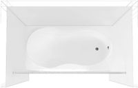 Карниз для ванны Aquanet прямой 130 00198746 — фото 4, Карнизы для ванной