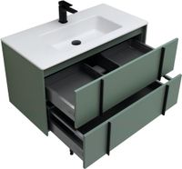 Тумба под раковину Allen Brau Reality 90 1.32006.CGM подвесная Олива матовая — фото 35, Тумбы под раковину