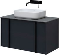 Тумба под раковину Allen Brau Reality 90 1.32006.AM подвесная Антрацит матовый — фото 25, Тумбы под раковину