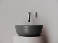 Раковина-чаша Ceramicanova Element 36 CN6073MDH Темный антрацит матовый — фото 8, Раковины накладные