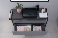 Столешница под раковину Allen Brau Priority 120 1.31012.GR-S Графит структ — фото 13, Столешницы под раковину