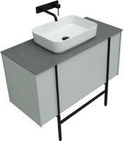 Тумба под раковину Allen Brau Reality 100 1.32007.PWM подвесная Папирус матовый — фото 34, Тумбы под раковину