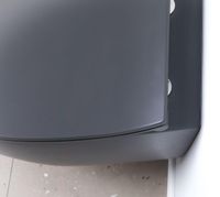 Унитаз Allen Brau Fantasy 4.11004.AN подвесной Антрацит без сиденья — фото 26, Подвесные унитазы