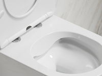 Товар: Унитаз Ceramicanova Modena Rimless CN6063 подвесной Белый глянцевый с сиденьем Микролифт - фото 5 Унитаз Ceramicanova Modena Rimless CN6063 подвесной Белый глянцевый с сиденьем Микролифт — фото 5, Подвесные унитазы