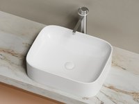 Раковина-чаша Ceramicanova Element 51 Белая глянцевая арт-CN6052 — фото 8, Раковины накладные