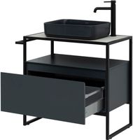 Товар: Тумба под раковину Allen Brau Priority 80 1.31002.AM Антрацит матовый - фото 4 Тумба под раковину Allen Brau Priority 80 1.31002.AM Антрацит матовый — фото 4, Тумбы под раковину