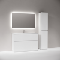 Тумба напольная SANCOS Folk Floor 1190х445х850, c двумя ящиками оснащенными доводчиками, Bianco, арт. арт-FL120FW — фото 9, Тумбы под раковину