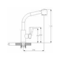 Товар: Смеситель для кухни с выдвижным изливом и режимом "душ" G.Lauf ZAP4-E090, нержавеющая сталь - фото 2 Смеситель для кухни с выдвижным изливом и режимом "душ" G.Lauf ZAP4-E090, нержавеющая сталь — фото 2, Смесители для кухни