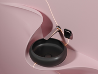 Раковина-чаша Ceramicanova Element 36 CN6050MB Черная матовая — фото 6, Раковины накладные