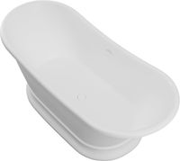 Ванна из искусственного камня Allen Brau Classic 170x75 2.35004.21 Белая матовая без гидромассажа — фото 2, Ванны из искусственного камня