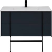 Тумба под раковину Allen Brau Reality 100 1.32007.AM подвесная Антрацит матовый — фото 26, Тумбы под раковину