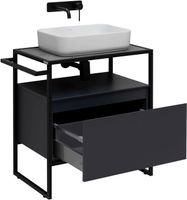 Товар: Тумба под раковину Allen Brau Priority 70 1.31001.AM Антрацит матовый - фото 4 Тумба под раковину Allen Brau Priority 70 1.31001.AM Антрацит матовый — фото 4, Тумбы под раковину