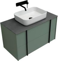 Тумба под раковину Allen Brau Reality 90 1.32006.CGM подвесная Олива матовая — фото 29, Тумбы под раковину