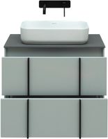 Тумба под раковину Allen Brau Reality 70 1.32004.PWM подвесная Папирус матовый — фото 24, Тумбы под раковину