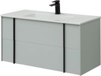 Тумба под раковину Allen Brau Reality 100 1.32007.PWM подвесная Папирус матовый — фото 16, Тумбы под раковину