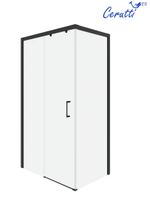 Товар: Душевой уголок Ceruttispa Vito 110x80 B L профиль Черный стекло прозрачное - фото 6 Душевой уголок Ceruttispa Vito 110x80 B L профиль Черный стекло прозрачное — фото 6, Прямоугольные душевые уголки