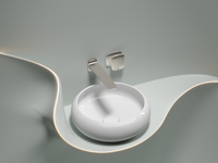 Раковина-чаша Ceramicanova Element 36 CN6050 Белая глянцевая — фото 11, Раковины накладные