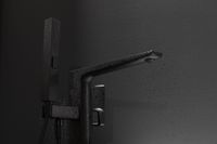 Смеситель для ванны Allen Brau Infinity 5.21009-31 Черный матовый — фото 40, Смесители напольные