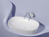 Раковина-чаша Ceramicanova Element 60 CN6049MW Белая матовая — фото 6, Раковины накладные